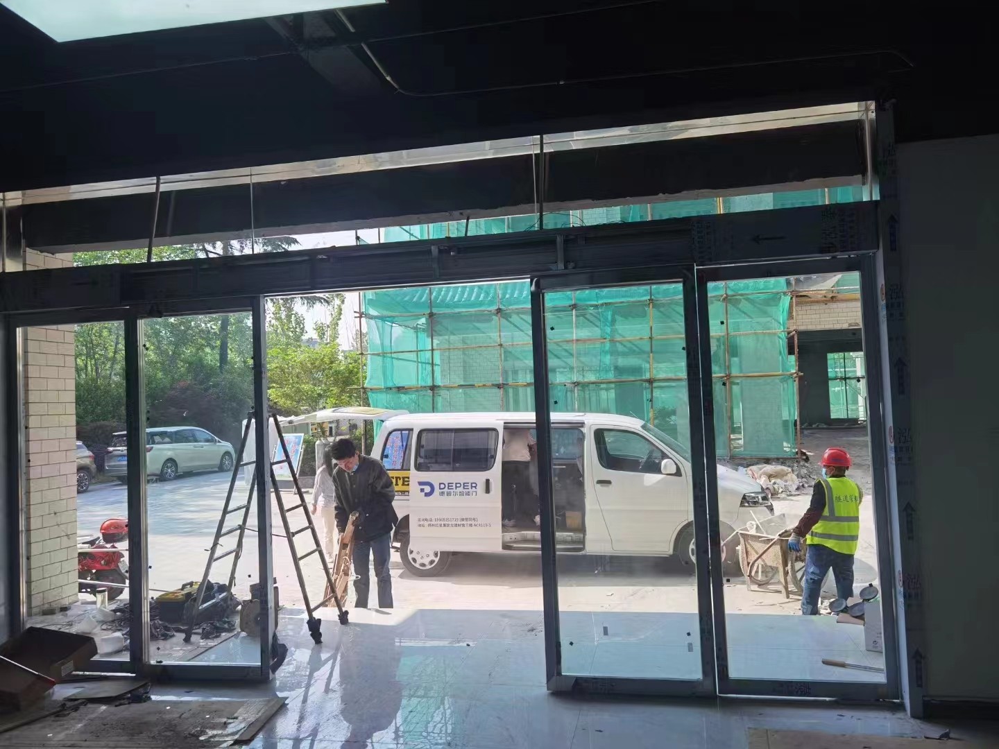 建邺区玻璃感应门定做